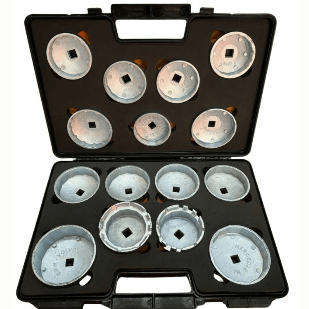 15 Parça Yağ Filtre Sökme Seti Alüminyum